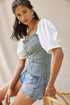Gingham Sweetheart Tank Top